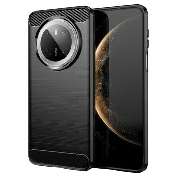 Carcasa de TPU Brushed para Huawei Mate 70 - Fibra de Carbono - Negro