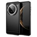Carcasa de TPU Brushed para Huawei Mate 70 Pro/70 Pro+ - Fibra de Carbono