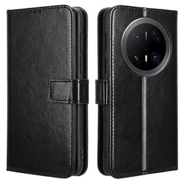 Funda de cartera con cierre magnético para Huawei Mate 70 Pro/70 Pro+ - Negro