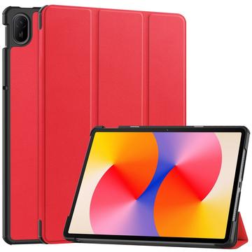 Funda Inteligente de Tres Pliegues para Huawei MatePad SE 11 - Rojo