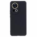 Carcasa de TPU Anti-Huellas Dactilares Mate para Huawei Nova 12 Pro - Negro