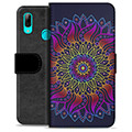 Funda Cartera Premium para Huawei P Smart (2019) - Mandala Colorida