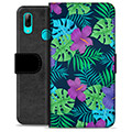 Funda Cartera Premium para Huawei P Smart (2019) - Flores Tropicales