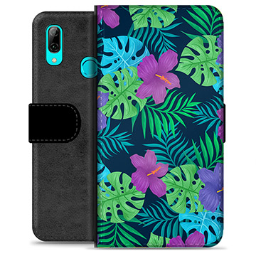 Funda Cartera Premium para Huawei P Smart (2019) - Flores Tropicales