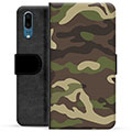 Funda Cartera Premium con Función de Soporte para Huawei P20 - Camuflaje