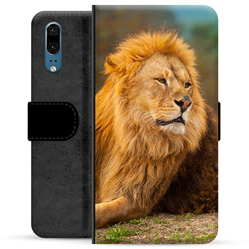 Funda Cartera Premium con Función de Soporte para Huawei P20 - León
