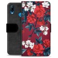 Funda Cartera Premium para Huawei P20 Lite - Flores Vintage