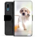 Funda Cartera Premium para Huawei P20 - Perro