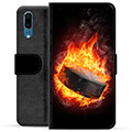 Funda Cartera Premium para Huawei P20 - Hockey Sobre Hielo