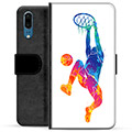 Funda Cartera Premium para Huawei P20 - Slam Dunk