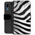 Funda Cartera Premium para Huawei P20 - Cebra