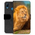 Funda Cartera Premium con Función de Soporte para Huawei P20 Lite - León