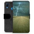 Funda Cartera Premium con Función de Soporte para Huawei P20 Lite - Tormenta