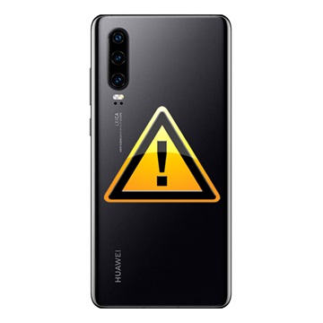 Reparación Tapa de Batería para Huawei P30 - Negro