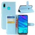 Funda con Cierre Magnético para Huawei P30 Lite - Estilo Cartera - Azul