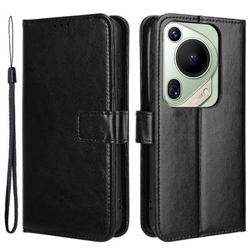 Funda con Cierre Magnético para Huawei Pura 70 Ultra/70 Pro - Estilo Cartera - Negro