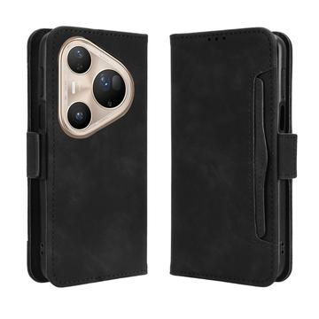 Funda tipo billetera con tarjetero para Huawei Pura 80 Pro/80 Pro+ - Negra