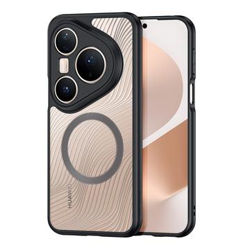 Funda híbrida Dux Ducis Aimo compatible con MagSafe para Huawei Pura 80 Pro/80 Pro+ - Negro