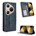 Funda con Cierre Magnético Retro para Huawei Pura 80 Pro/80 Pro+ - Estilo Cartera