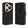 Funda tipo billetera con tarjetero para Huawei Pura 80 Ultra - Negra