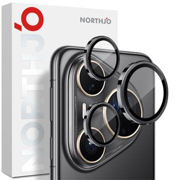 Huawei Pura 80 Ultra Northjo Juego de protectores de lente de cámara - Negro