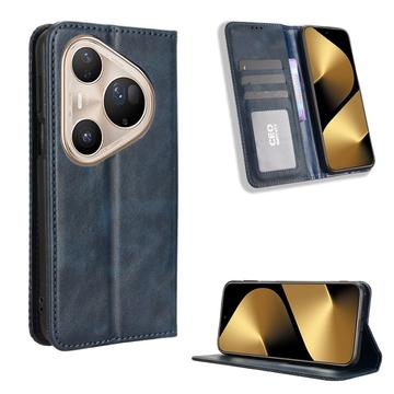 Funda con Cierre Magnético Retro para Huawei Pura 80 Ultra - Estilo Cartera