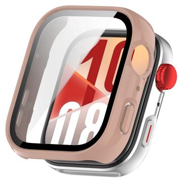 Carcasa de Plástico con Protector de Pantalla para Huawei Watch Fit 4 - Rosa