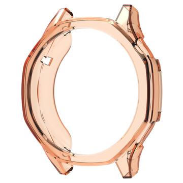 Carcasa Ultradelgada de TPU para Huawei Watch GT 5 - 46mm - Naranja Transparente