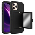 Funda con Espejo y Billetera para iPhone 6/6S - Negro