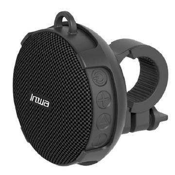 INWA Altavoz Bluetooth Mini Subwoofer IPX7 Impermeable Inalámbrico Bicicleta Ciclismo Música Altavoz Soporte TF - Negro