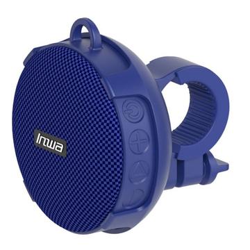 INWA Altavoz Bluetooth Mini Subwoofer IPX7 Impermeable Inalámbrico Bicicleta Ciclismo Música Altavoz Soporte TF - Azul