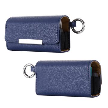 IQOS 3/3 DUO Estuche de cuero para cigarrillos electrónicos - Azul oscuro