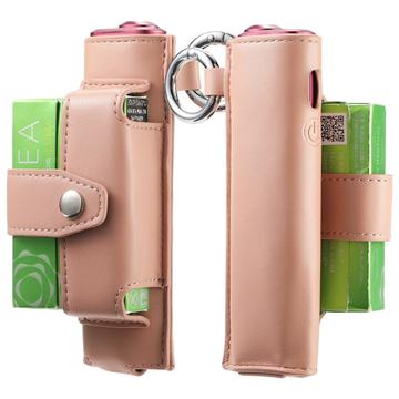 IQOS ILUMA i One/ILUMA One Estuche de piel para cigarrillos electrónicos - Rosa claro