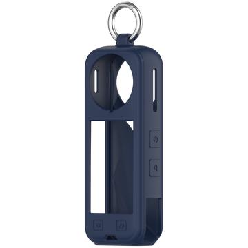 Funda de silicona antigolpes Insta360 X5 - Azul oscuro
