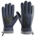 Guantes aislantes cortaviento con pantalla táctil para hombre - Azul