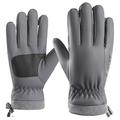 Guantes aislantes cortaviento con pantalla táctil para hombre - Gris