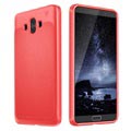 Carcasa de TPU con Textura Ivso Gentry Series para Huawei Mate 10 - Rojo