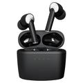 Auriculares TWS con reducción activa del ruido J8 y estuche cargador - Negro