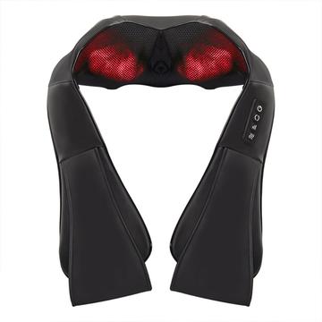JH-R2 Masajeador Shiatsu Térmico para Cuello y Hombros - Enchufe UE - Negro
