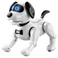 Perro Robot Inteligente JJRC R19 con Control Remoto para Niños - Blanco / Negro