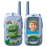 JK200 Video Walkie-Talkie Infantil con Cámara - 2 Pcs.