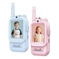 JK200 Kids Video Walkie-Talkie con Cámara - 2 Pcs. - Azul / Rosa