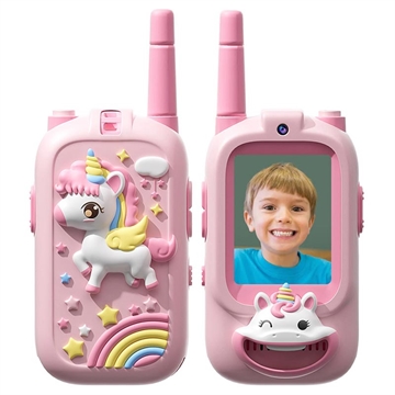 JK200 Video Walkie-Talkie Infantil con Cámara - 2 Pcs.