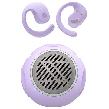 JM13 Pro 2 en 1 Altavoz Bluetooth y auriculares abiertos - Morado