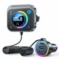 Joyroom JR-CL18 Cargador de Coche / Transmisor FM Bluetooth con RGB - 30W