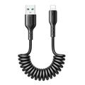 Joyroom Easy-Travel Series Cable USB a Lightning en espiral - 3A, 1,5m - Negro