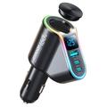 Joyroom JR-CL21 Cargador de coche rápido 4 en 1 - USB-A QC3.0 y 2x USB-C PD - 150W - Negro