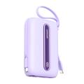 Joyroom JR-L012 Plus 20000mAh Power Bank con cables USB-C y Lightning - 22.5W - Morado