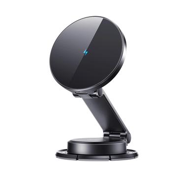 Joyroom JR-ZS408 Cargador inalámbrico magnético y soporte para coche - 15W - Negro