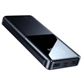 Mini Power Bank Rápido 10000mAh - 2x USB - Negro